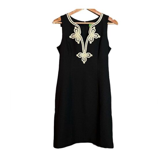 NWT! Pappagallo black dress with embellishment. - Picture 1 of 15